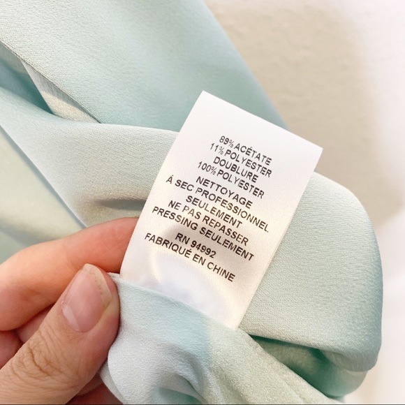 NWT Jonathan Simkhai Seafoam Mia Satin Midi Dress - Picture 10 of 11